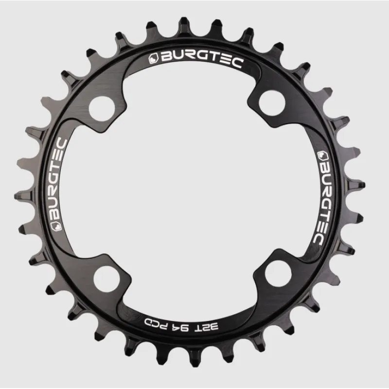 Expediere rapidă Placă ovală BURGTEC Sram 94MM BCD Thick Thin Chainring ­ 34T